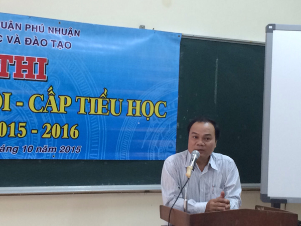 HỘI THI GIÁO VIÊN GIỎI - BẬC TIỂU HỌC - NĂM HỌC 2015 - 2016